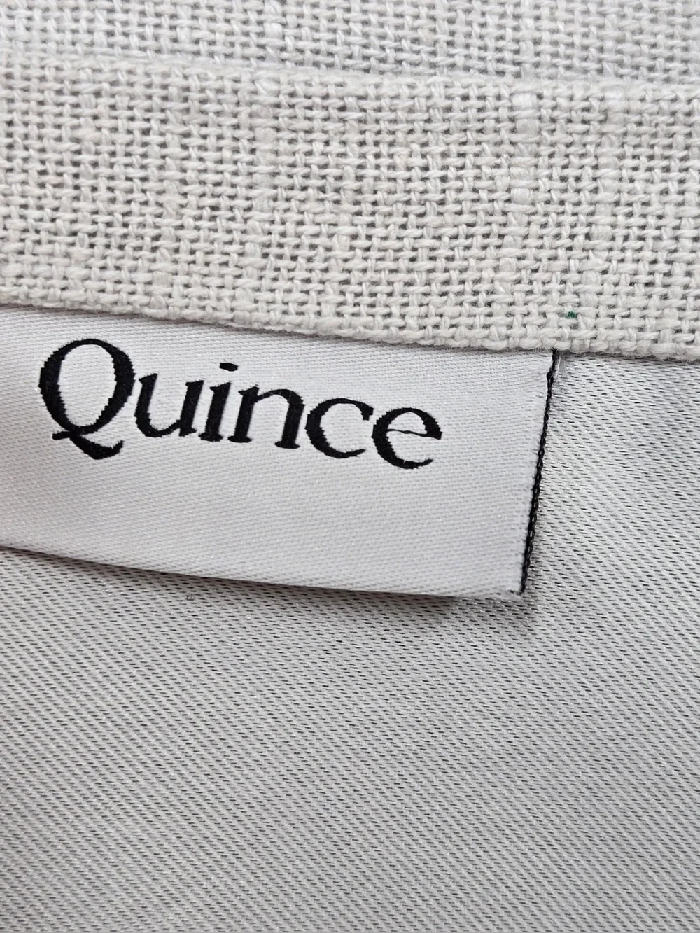 NWT QUINCE Set Of 2 48x84 Cotton Slub Blackout Curtains Cloud 0840